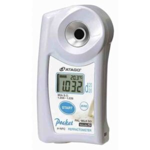 جهاز قياس كثافة الحليب ، مقياس انكسار ATAGO ، Milk Refractometer ، فحص الألبان