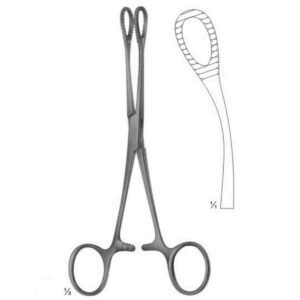 ملقط فوريستر للإسفنج Foerster Sponge Forceps ، ماسك الشاش والبويضة