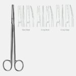 مقص جراحي ميتزنباوم ، 14cm ، مقص الأنسجة ، Metzenbaum Scissors
