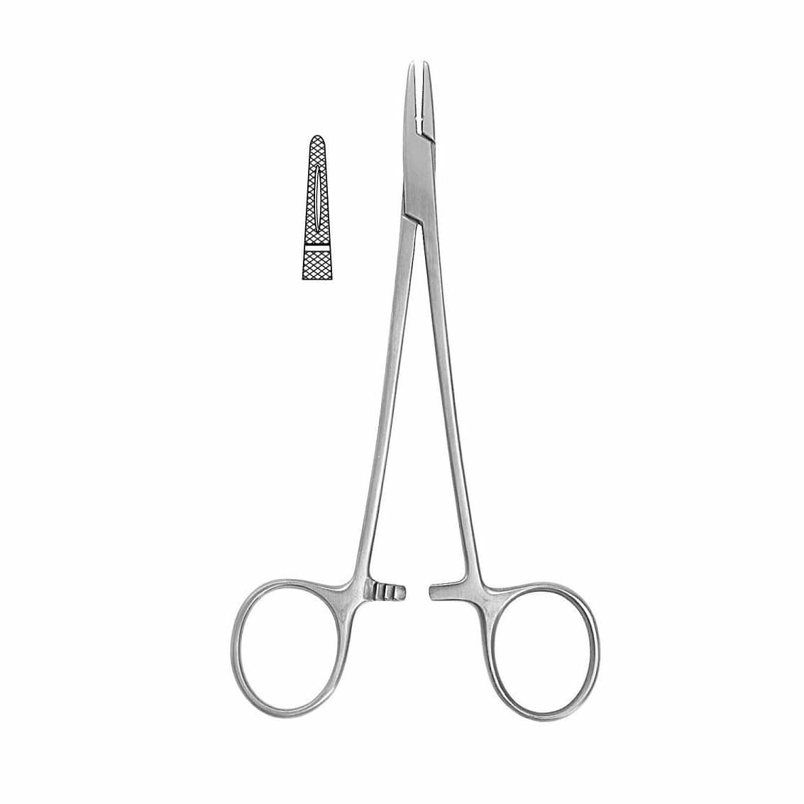 جفت خياطة نيدل هولدر ، ماسك الإبر الجراحي Mayo-Hegar Needle Holder