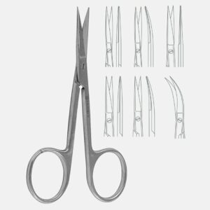 مقص الحول الجراحي ، مقص انسجة ، (11.5cm) Strabismus Scissors