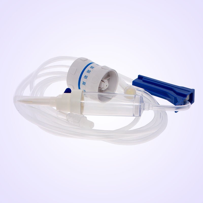 منظم تدفق المحاليل الوريدية ، موصل تقطير (IV Flow Regulator)